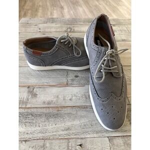 Madden M-Ranney Mens Grey Wingtip Oxford Brogue Sneakers Size 10